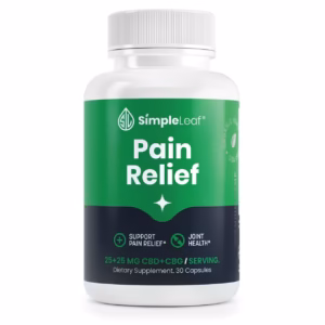 Simple Leaf | CBD + CBG Pain Relief Capsules