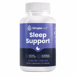 Simple Leaf | CBD + CBN Sleep Support Capsules