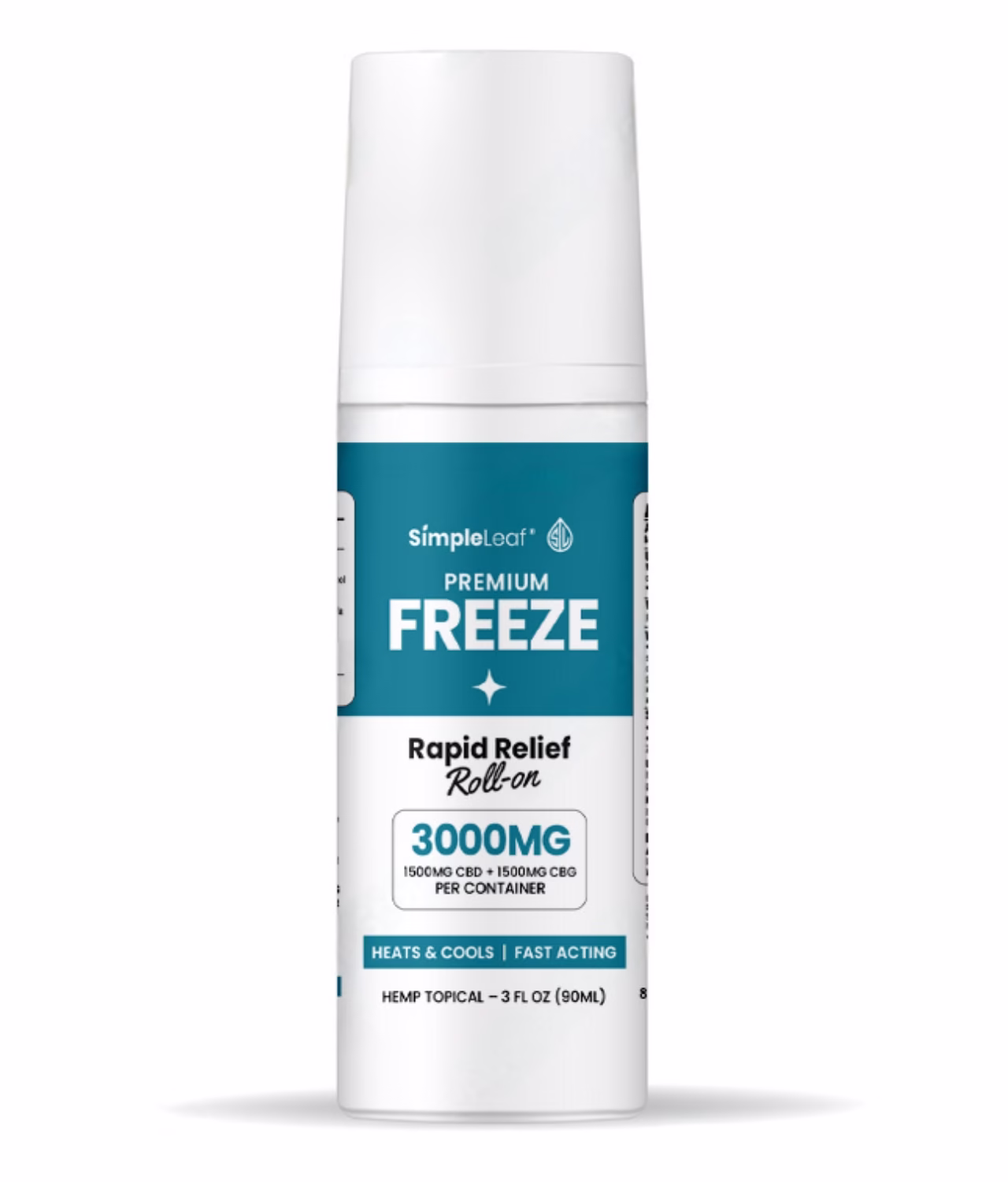 Simple Leaf | CBD + CBG Rapid Relief Roll-On Topical